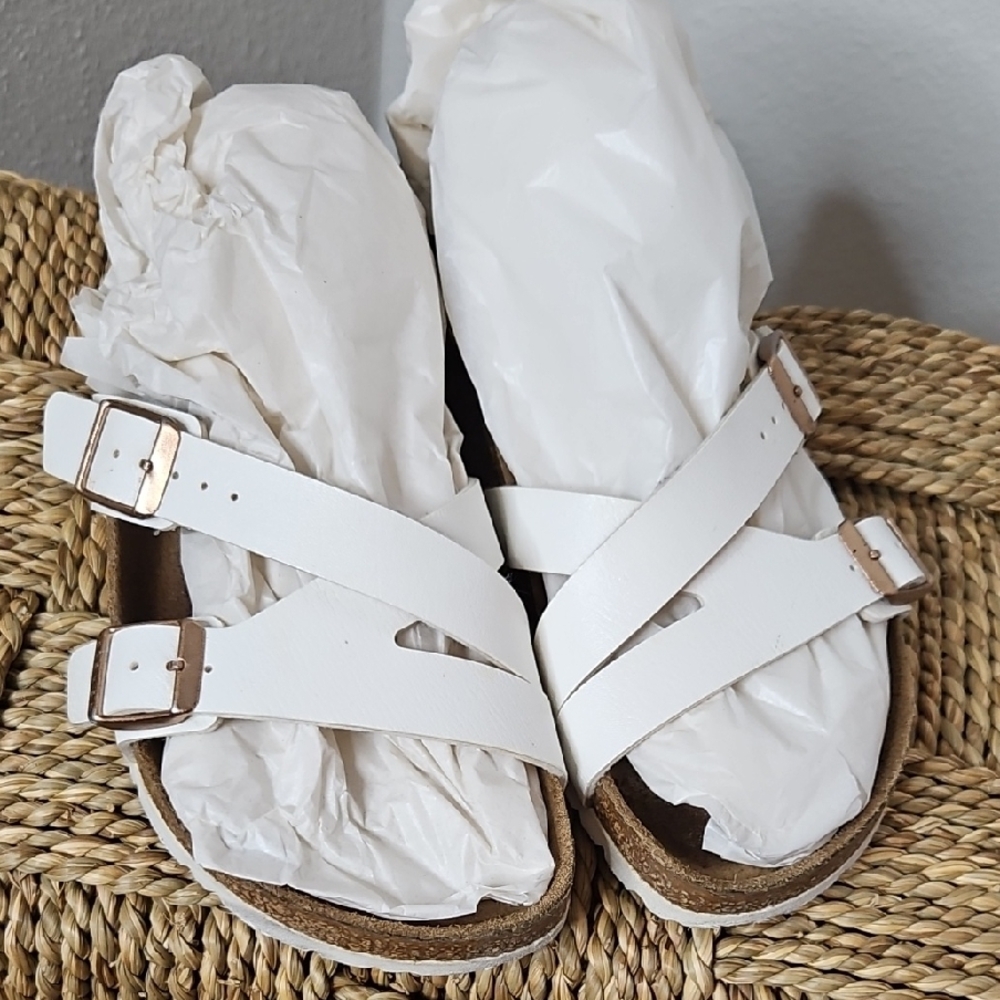 White Strappy Sandals
